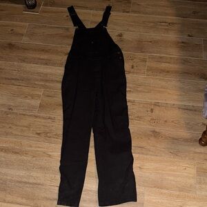 Quince Organic Stretch Cotton Twill Relaxed Overalls